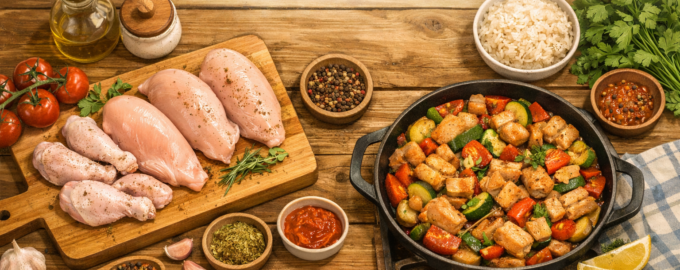 5 простых рецептов из курицы