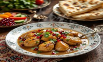 Сациви по-грузински — курица в ореховом соусе