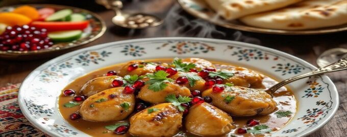 Сациви по-грузински — курица в ореховом соусе